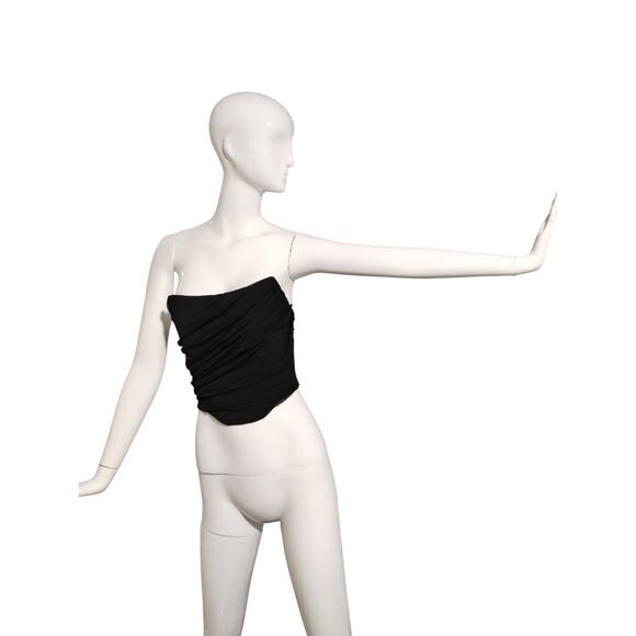 Women's size Small Draped Corset Whimsigoth Witchy Vampire Emo Fairygoth Punk - Picture 4 of 6